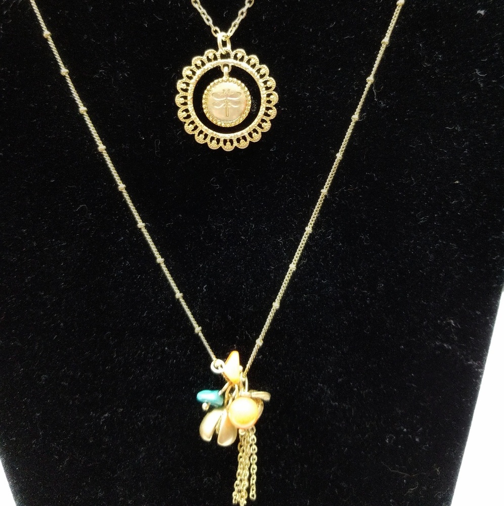 Lia Sophia Tamarindo Turquoise and Agate Necklaces